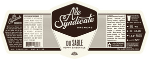 Du Sable Hoppy Saison Ale