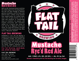 Flat Tail Brewing Mustache Rye'd