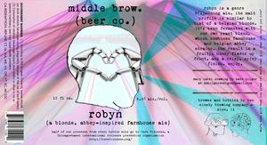 Middle Brow Robyn July 2014