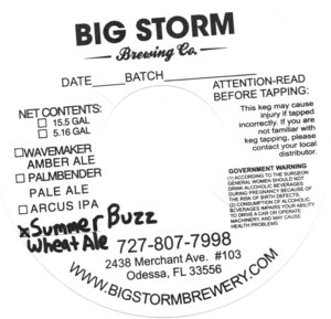 Summer Buzz Wheat Ale August 2014