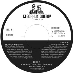 Cleophus Quealy Beer Company July 2014