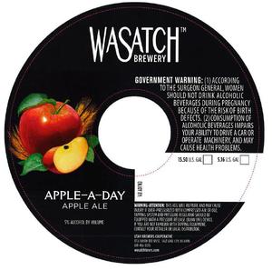 Wasatch Brewery Apple-a-day July 2014