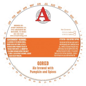 Avery Brewing Company Gored