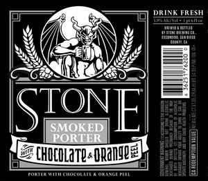 Stone Brewing Co Stone Smoked Porter July 2014