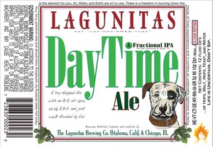 The Lagunitas Brewing Company Daytime A Factional IPA July 2014
