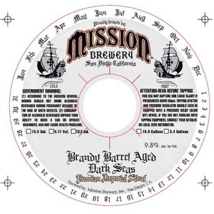 Mission Brandy Barrel Aged Dark Seas