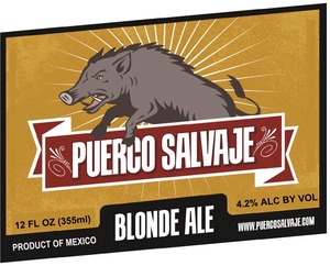 Puerco Salvaje Blond Ale