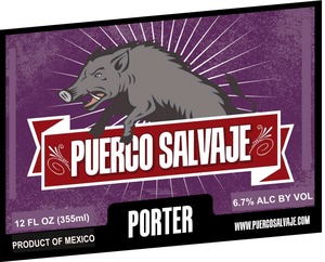 Puerco Salvaje Porter July 2014