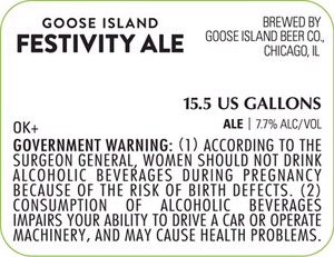 Goose Island Beer Co. Festivity