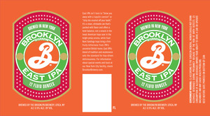 Brooklyn East IPA July 2014