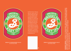 Brooklyn East IPA July 2014