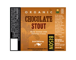 Bison Brewing Chocolate Stout July 2014