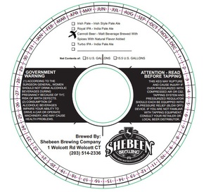 Shebeen Brewing Company Cannoli Beer August 2014