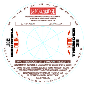 Breckenridge Brewery Thunder Stout