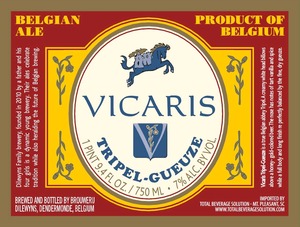 Vicaris Tripel-gueuze July 2014