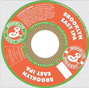 Brooklyn East IPA July 2014