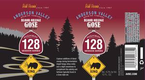 Anderson Valley Brewing Company Blood Orange Gose August 2014