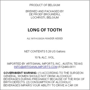 De Proef Brouwerij Long Of Tooth