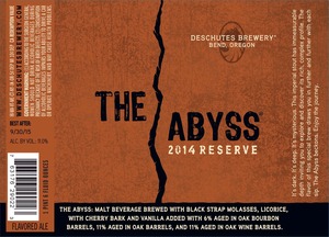 Deschutes Brewery The Abyss July 2014