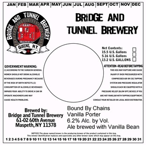 Bridge And Tunnel Brewery Bound By Chains July 2014