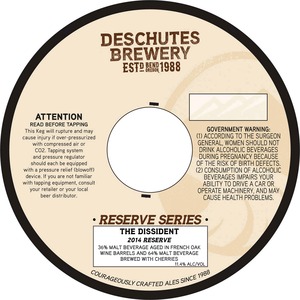 Deschutes Brewery The Dissident