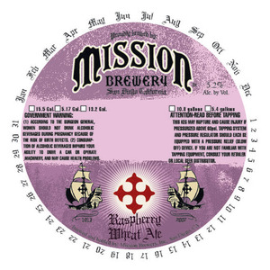 Mission Raspberry Wheat August 2014