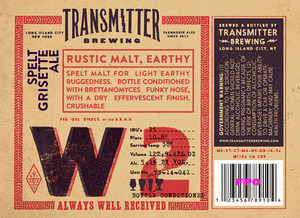 Transmitter Brewing August 2014