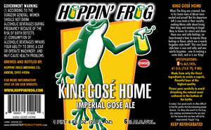 Hoppin' Frog King Gose Home August 2014