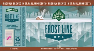 Summit Brewing Company Frost Line Rye