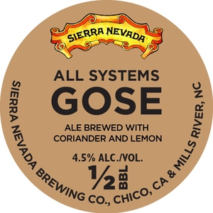 Sierra Nevada All Systems Gose August 2014