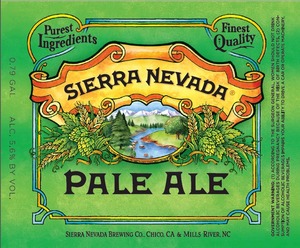 Sierra Nevada Pale Ale August 2014