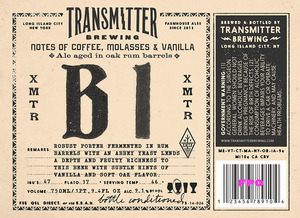 Transmitter Brewing B1 August 2014