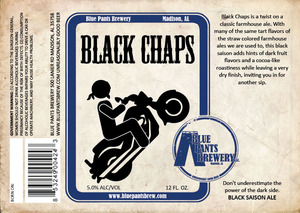 Blue Pants Brewery Black Chaps