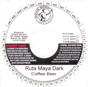 Atwater Brewery Ruta Maya Dark August 2014