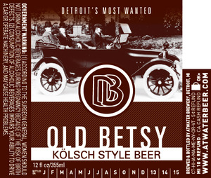 Atwater Brewery Old Betsy August 2014