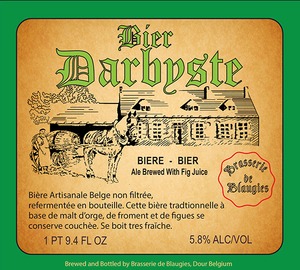 Brasserie De Blaugies Darbyste August 2014