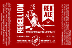Whitehorse Brewing LLC Rebellion Red Ale