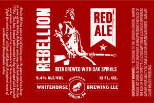 Whitehorse Brewing LLC Rebellion Red Ale August 2014