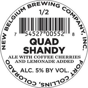New Belgium Brewing Company, Inc. Quad Shandy