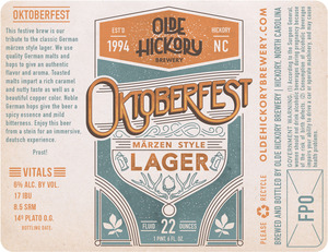 Olde Hickory Brewery Oktoberfest