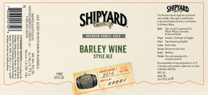 Shipyard Barley Wine Style Ale August 2014