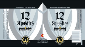 Westminster Brewing Co 12 Apostles August 2014