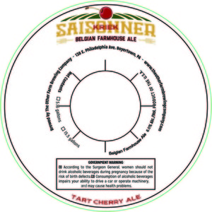 The Other Farm Brewing Company Kriek Saisonner September 2014