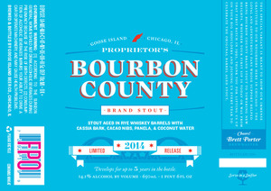 Goose Island Proprieter's Bourbon County Brand