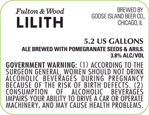 Goose Island Beer Co. Lilith