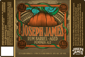 Joseph James Brewing Co., Inc. Rum Barrel-aged Pumpkin