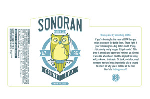 Sonoran Brew Co Dfrnt IPA August 2014