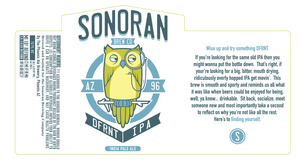 Sonoran Brew Co Dfrnt IPA August 2014