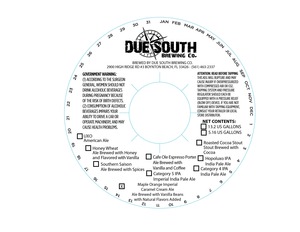 Due South Brewing Co. Maple Orange Imperial Caramel Cream Ale