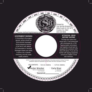 Cool Springs Brewery Pecker Wrecker